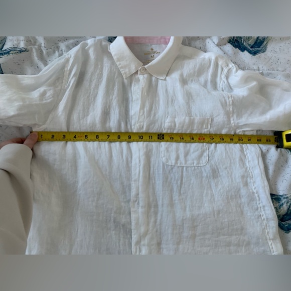 Lilly Pulitzer Men's White Casual Button Down Shirt size Medium - Picture 7 of 7